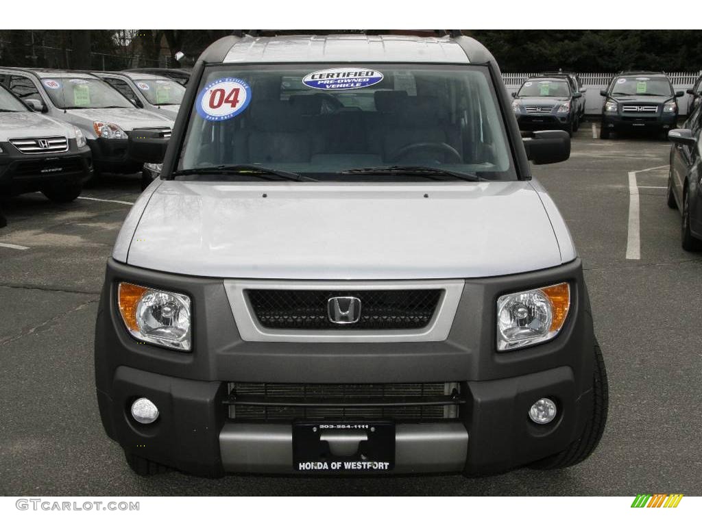 2004 Element EX AWD - Satin Silver Metallic / Gray photo #2