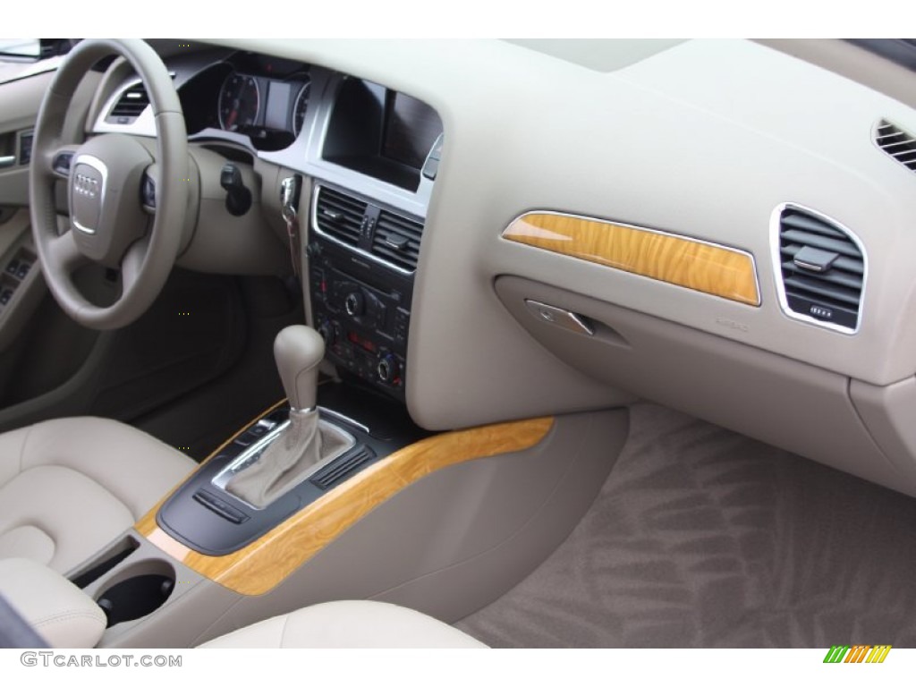 2009 Audi A4 2.0T Sedan Light Grey Dashboard Photo #67606224
