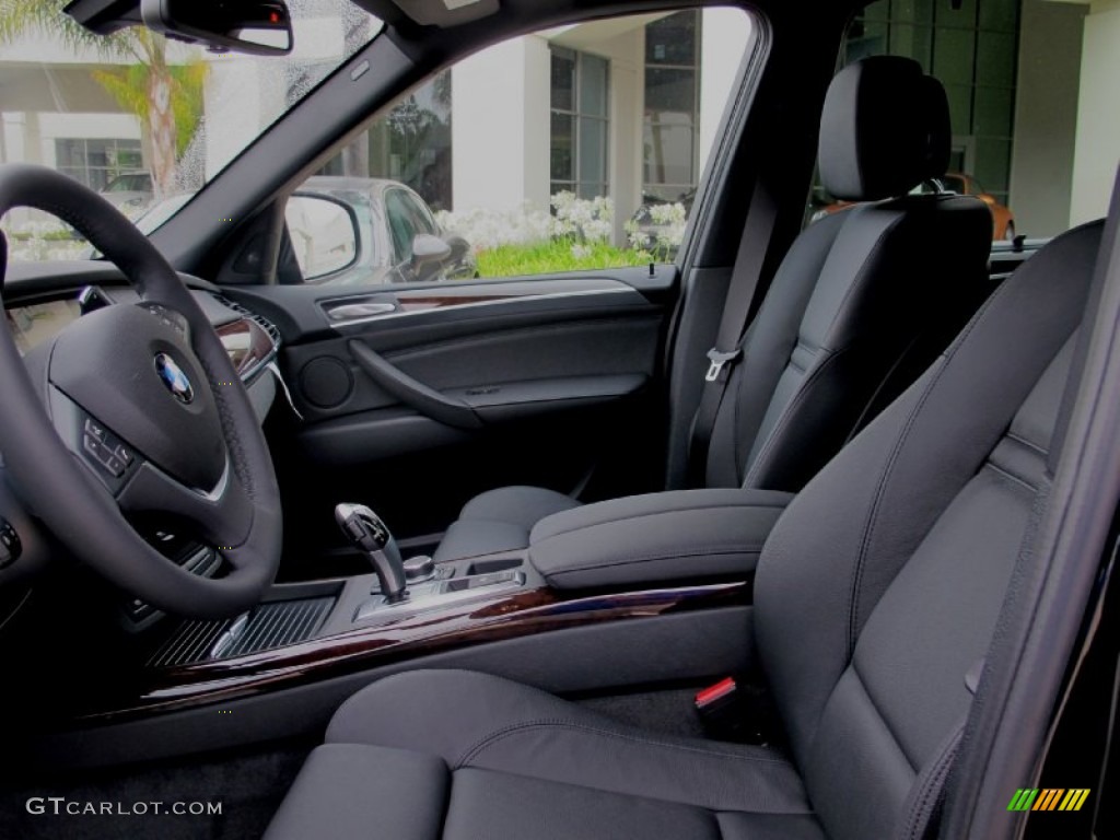 Black Interior 2013 BMW X5 xDrive 50i Photo #67607139