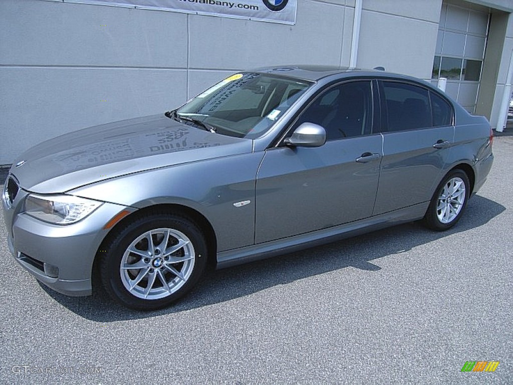 2010 3 Series 328i Sedan - Space Gray Metallic / Black photo #2