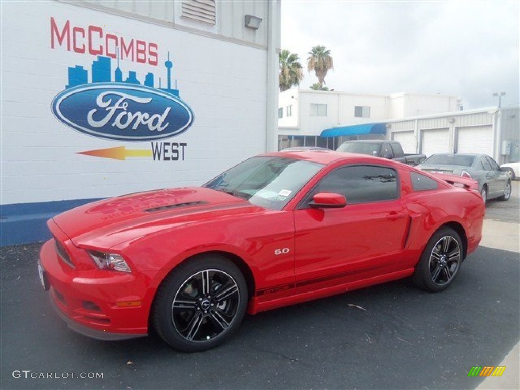2013 Mustang GT Premium Coupe - Race Red / Charcoal Black photo #1