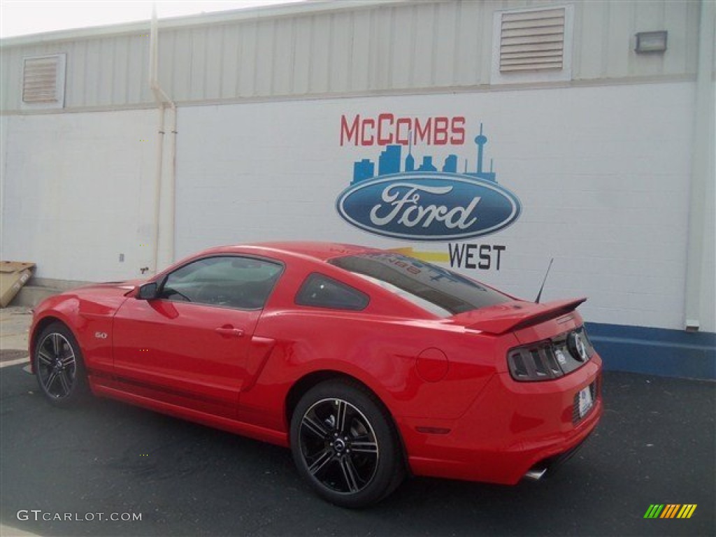2013 Mustang GT Premium Coupe - Race Red / Charcoal Black photo #3