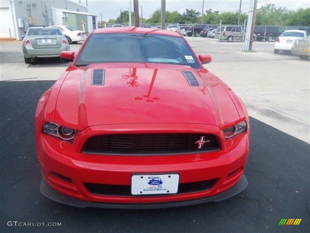 2013 Mustang GT Premium Coupe - Race Red / Charcoal Black photo #8