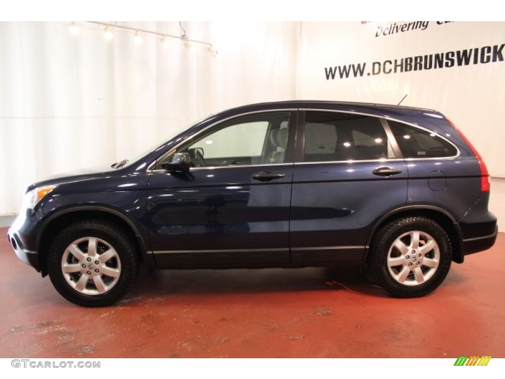 2008 CR-V EX 4WD - Royal Blue Pearl / Gray photo #5