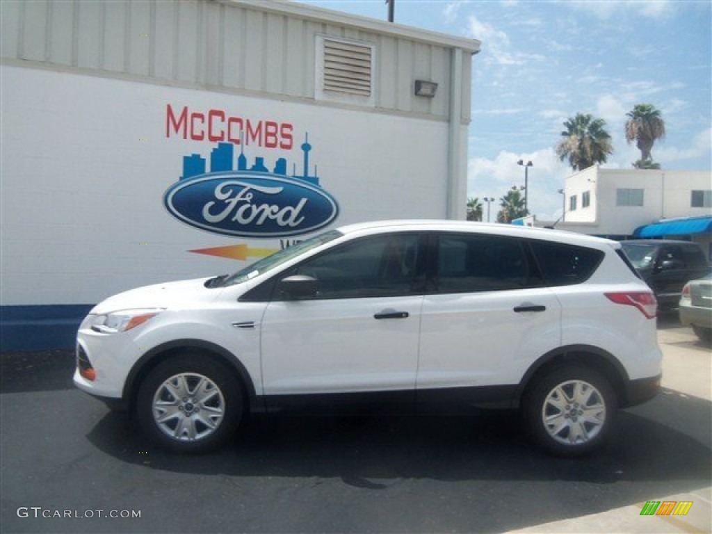 2013 Escape S - Oxford White / Charcoal Black photo #2