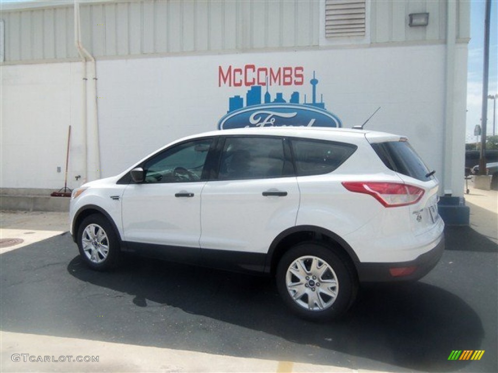 2013 Escape S - Oxford White / Charcoal Black photo #3