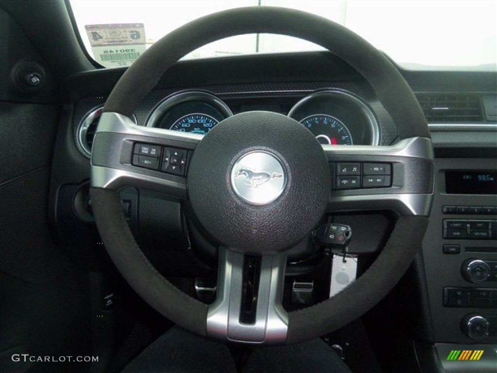 2013 Ford Mustang Boss 302 Charcoal Black/Recaro Sport Seats Steering Wheel Photo #67608663