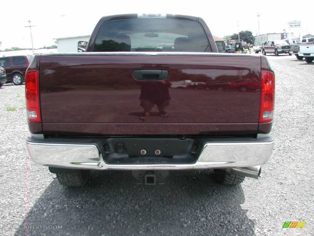 2004 Ram 2500 SLT Quad Cab 4x4 - Deep Molten Red Pearl / Dark Slate Gray photo #11