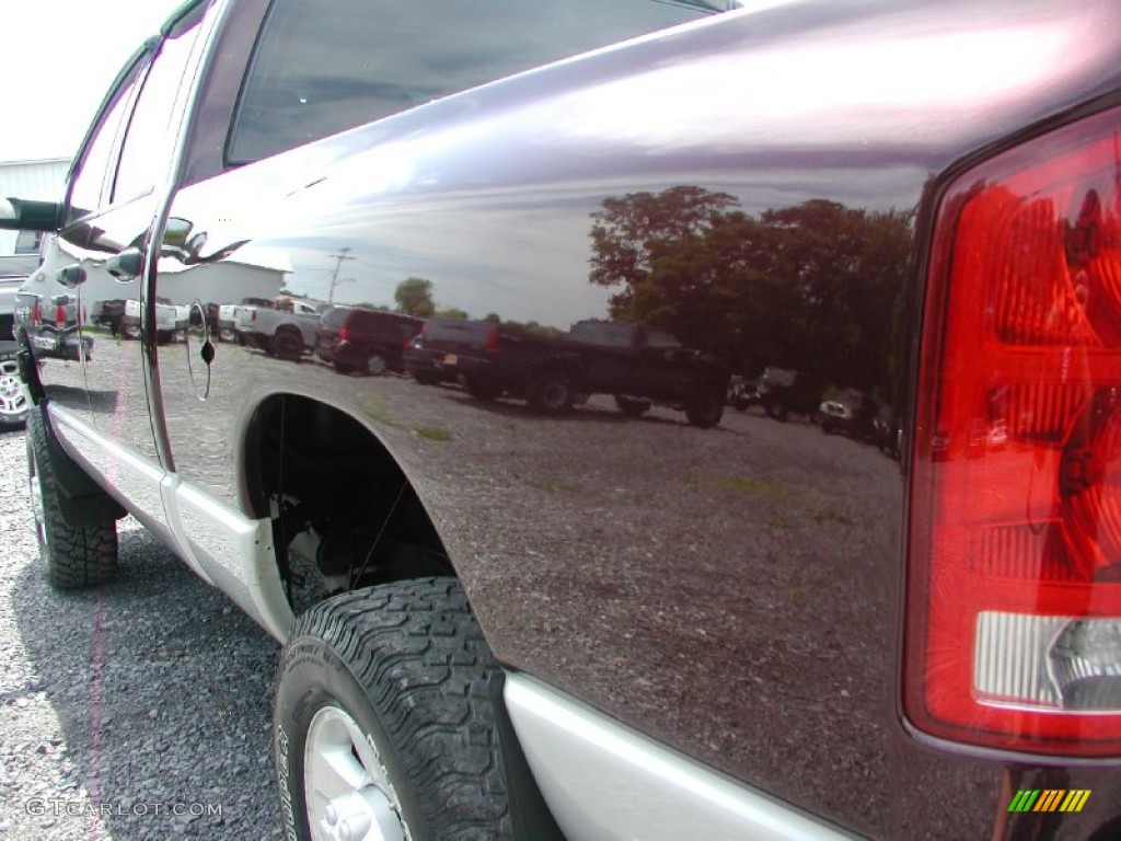 2004 Ram 2500 SLT Quad Cab 4x4 - Deep Molten Red Pearl / Dark Slate Gray photo #21