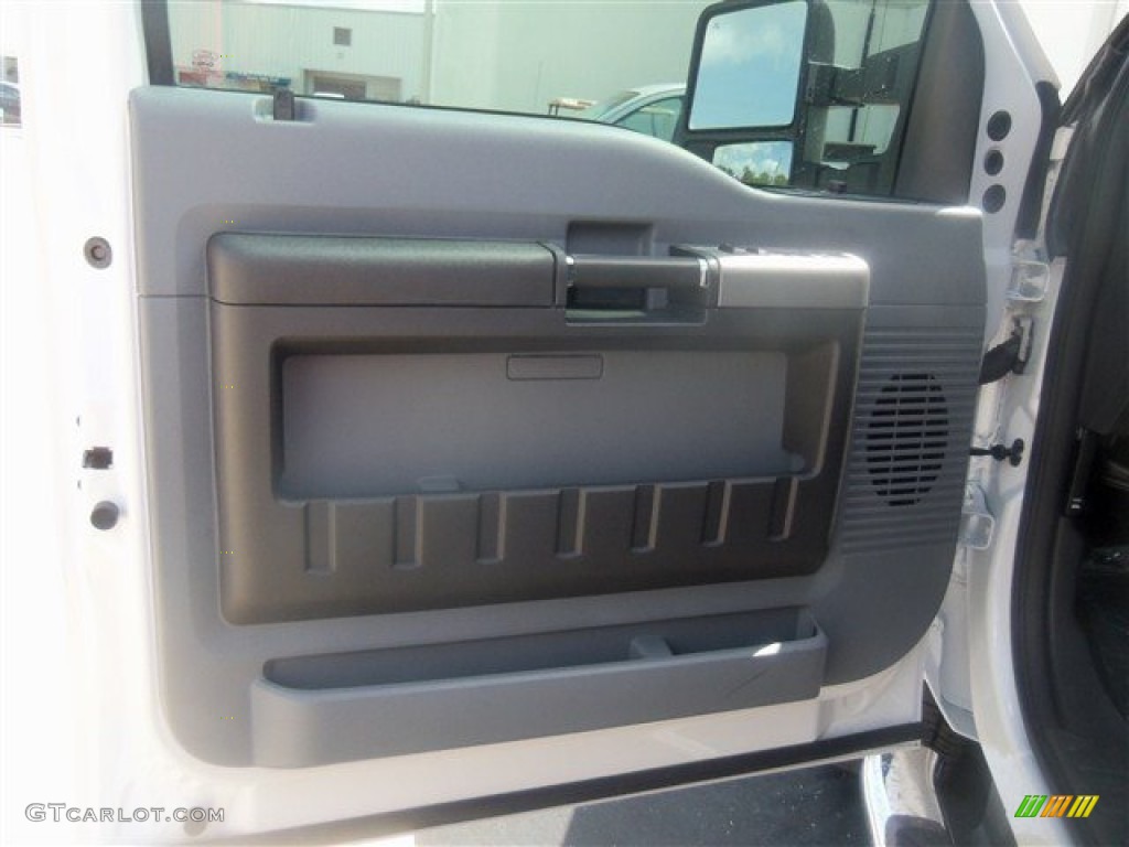 2012 F250 Super Duty XLT Crew Cab 4x4 - Oxford White / Steel photo #12