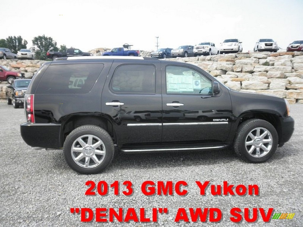 2013 Yukon Denali AWD - Onyx Black / Ebony photo #1