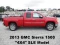 2013 Fire Red GMC Sierra 1500 SLE Extended Cab 4x4  photo #1