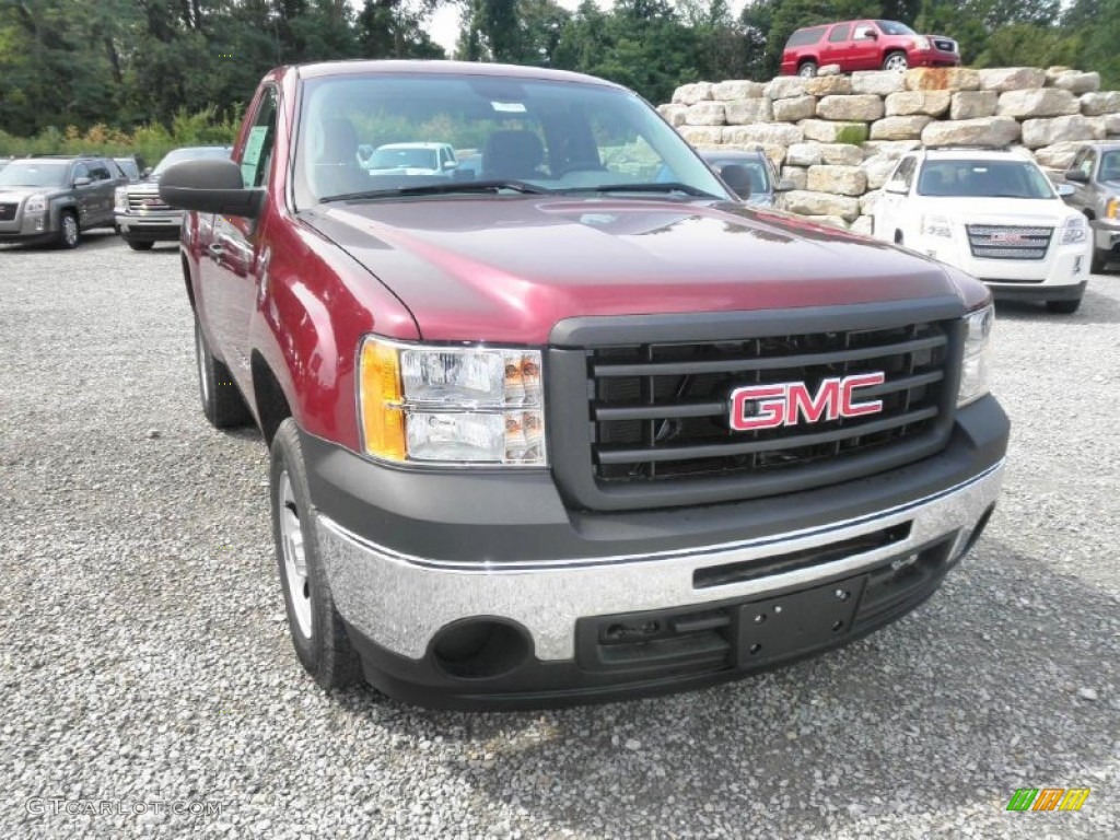 2013 Sierra 1500 Regular Cab - Sonoma Red Metallic / Dark Titanium photo #2