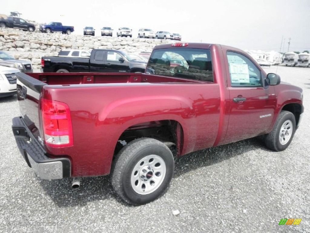 2013 Sierra 1500 Regular Cab - Sonoma Red Metallic / Dark Titanium photo #14