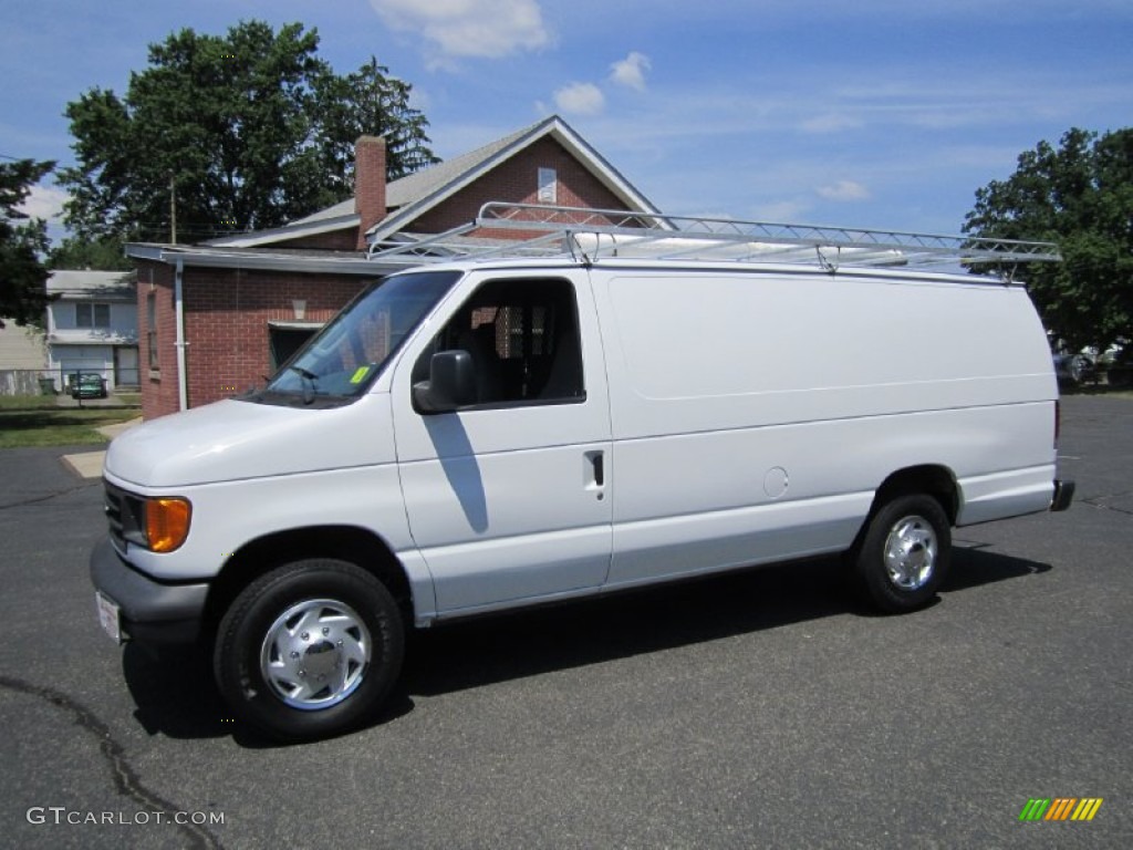 Oxford White 2005 Ford E Series Van E250 Commercial Exterior Photo #67612965