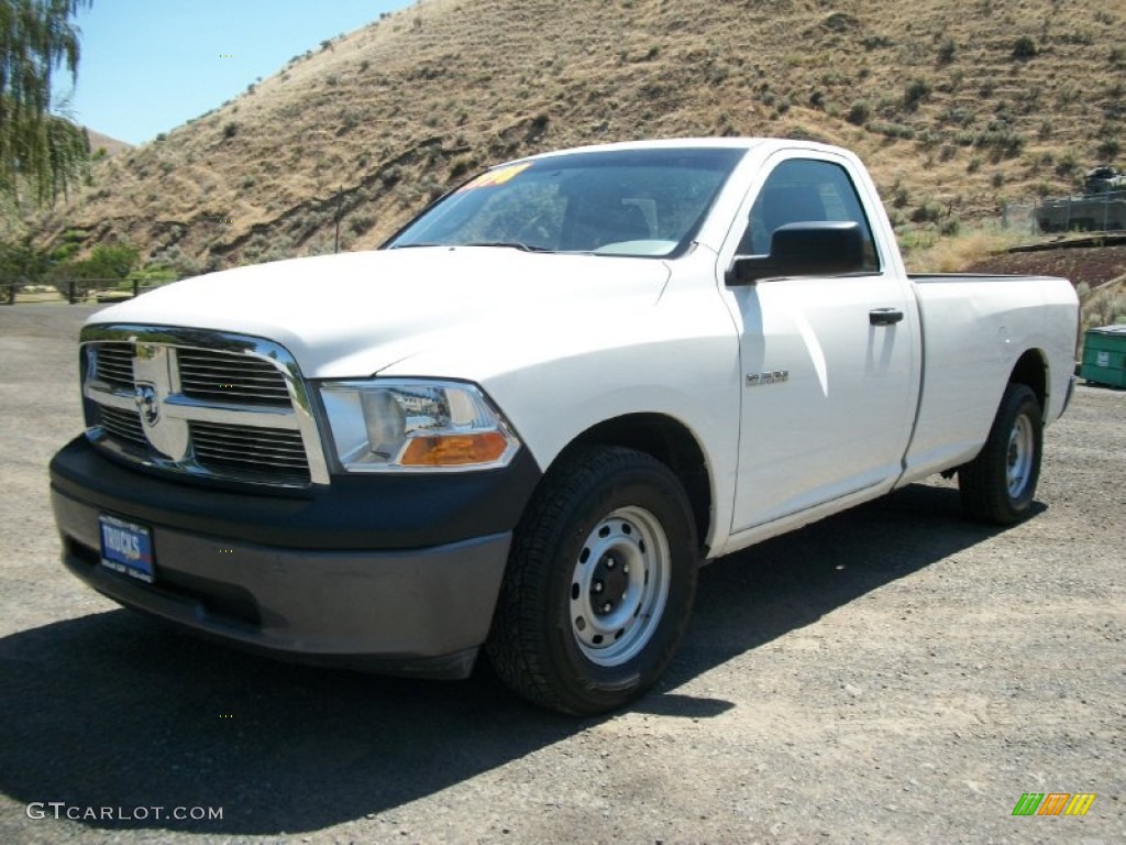 2009 Ram 1500 ST Regular Cab - Stone White / Dark Slate/Medium Graystone photo #5