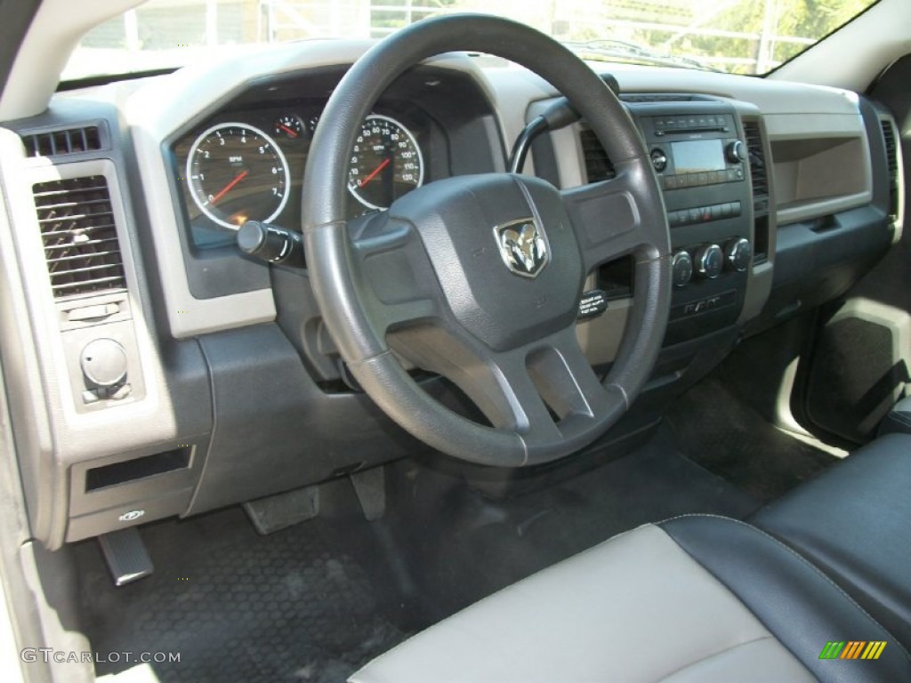 2009 Ram 1500 ST Regular Cab - Stone White / Dark Slate/Medium Graystone photo #8