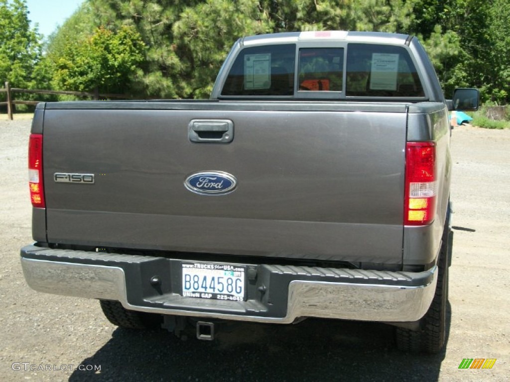 2004 F150 XLT Regular Cab - Dark Shadow Grey Metallic / Medium/Dark Flint photo #3