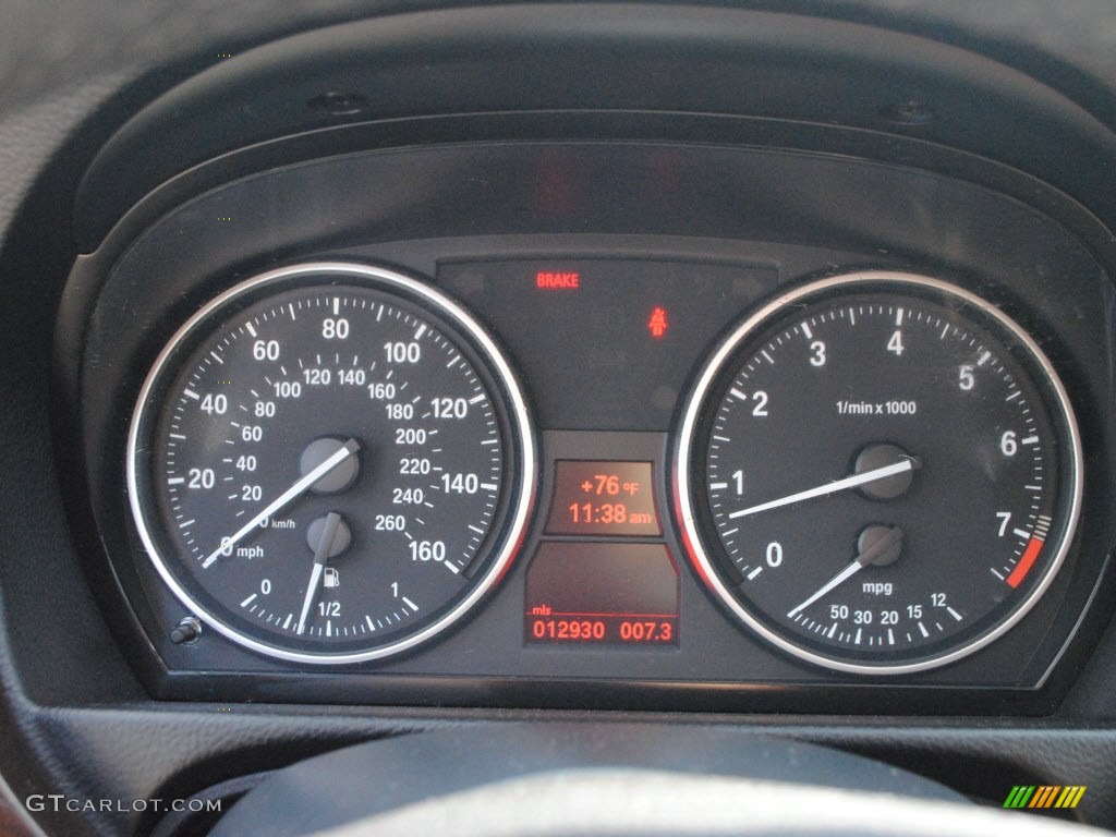 2011 BMW 3 Series 328i Sedan Gauges Photo #67613541