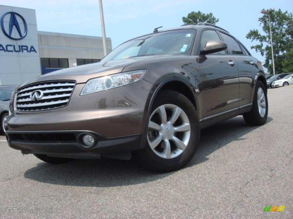 2004 FX 35 AWD - Beryllium 16 Metallic / Brick/Black photo #1