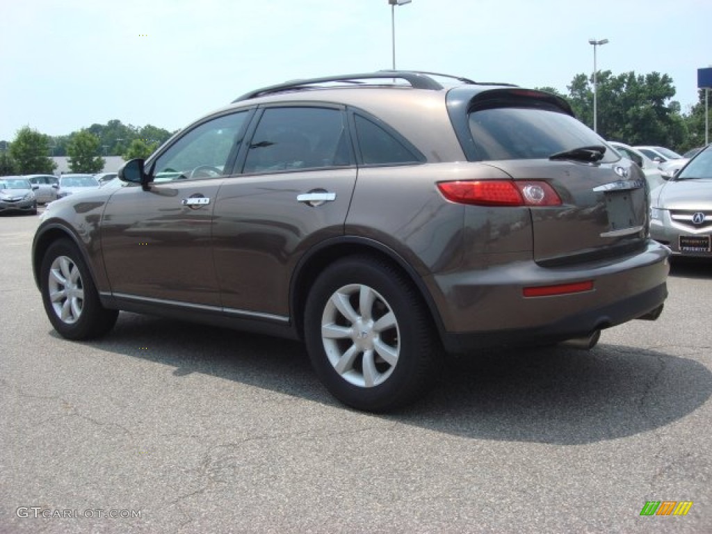2004 FX 35 AWD - Beryllium 16 Metallic / Brick/Black photo #3
