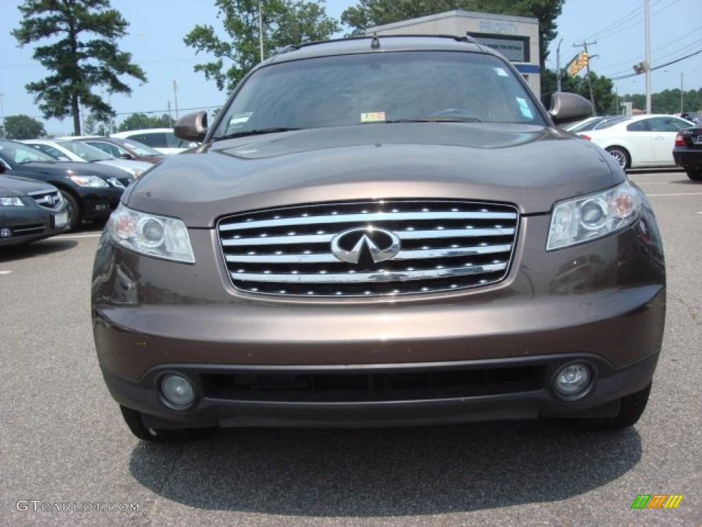 2004 FX 35 AWD - Beryllium 16 Metallic / Brick/Black photo #6