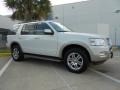 2010 White Suede Ford Explorer Eddie Bauer  photo #1