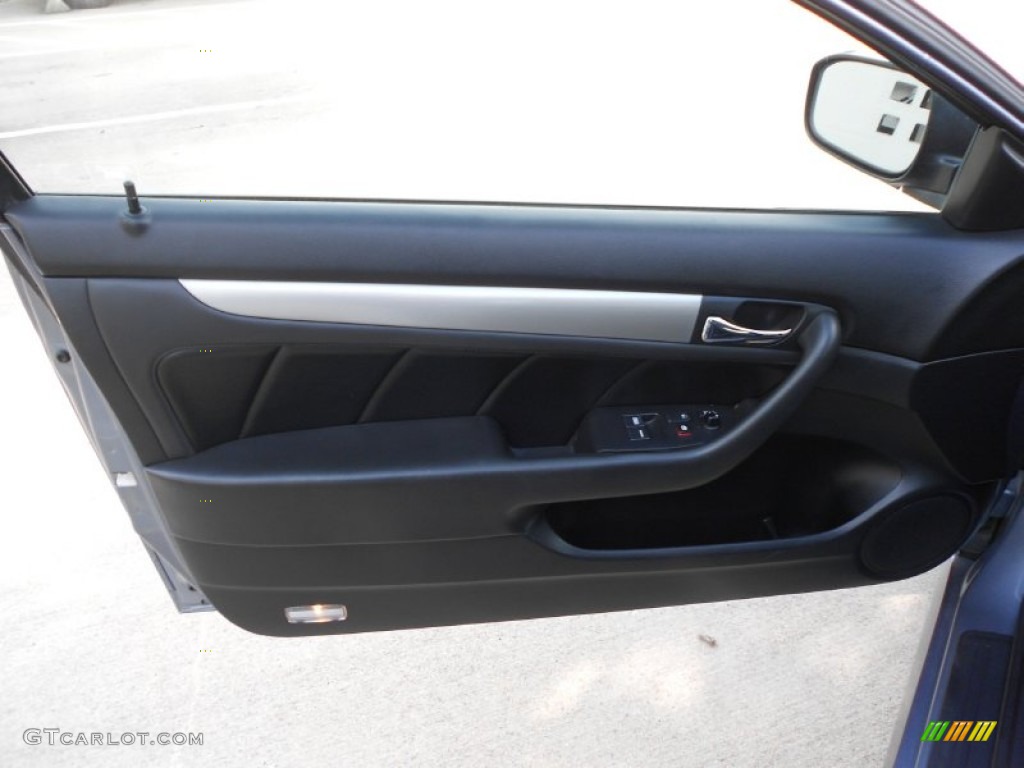 2006 Honda Accord EX-L Coupe Black Door Panel Photo #67614546