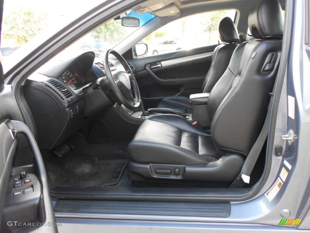 Black Interior 2006 Honda Accord EX-L Coupe Photo #67614552
