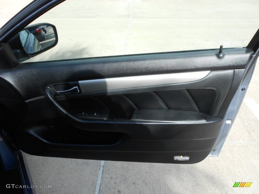 2006 Honda Accord EX-L Coupe Black Door Panel Photo #67614564