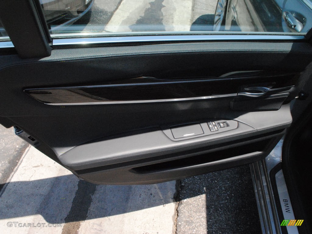 2009 7 Series 750Li Sedan - Space Grey Metallic / Black Nappa Leather photo #14
