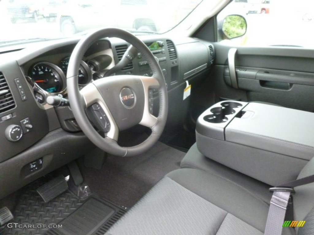 2013 GMC Sierra 1500 SLE Extended Cab 4x4 Ebony Dashboard Photo #67615455