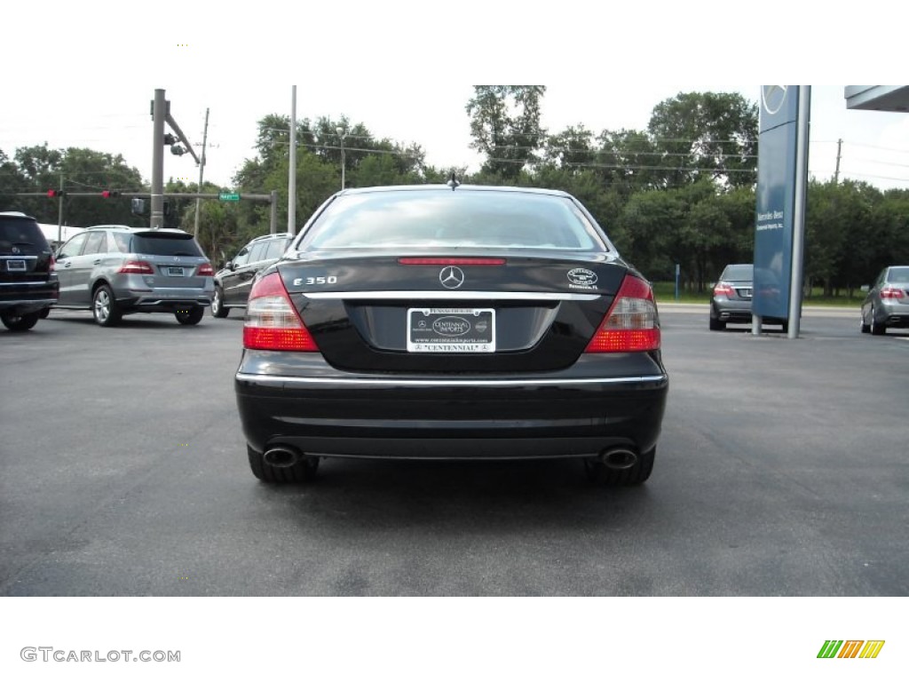 2009 E 350 Sedan - Black / Cashmere photo #4