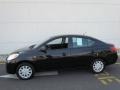 2012 Super Black Nissan Versa 1.6 S Sedan  photo #4