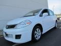 2010 Fresh Powder White Nissan Versa 1.8 SL Hatchback  photo #1