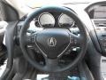 Taupe 2012 Acura ZDX SH-AWD Technology Steering Wheel