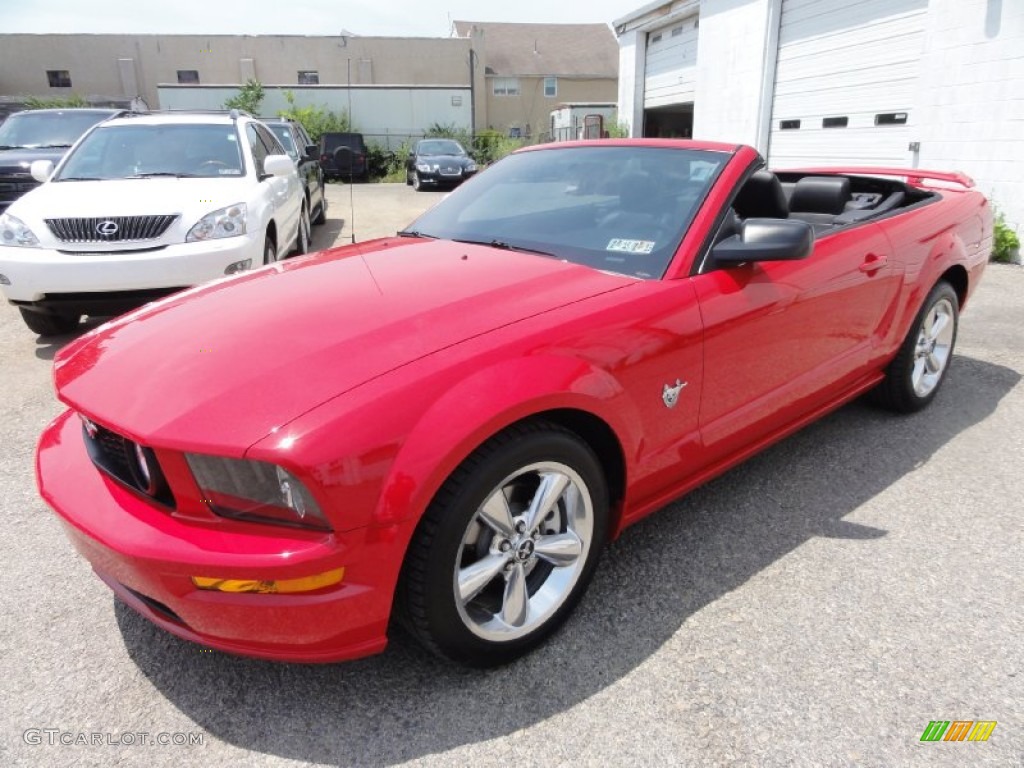 Torch Red 2009 Ford Mustang GT Premium Convertible Exterior Photo #67619319