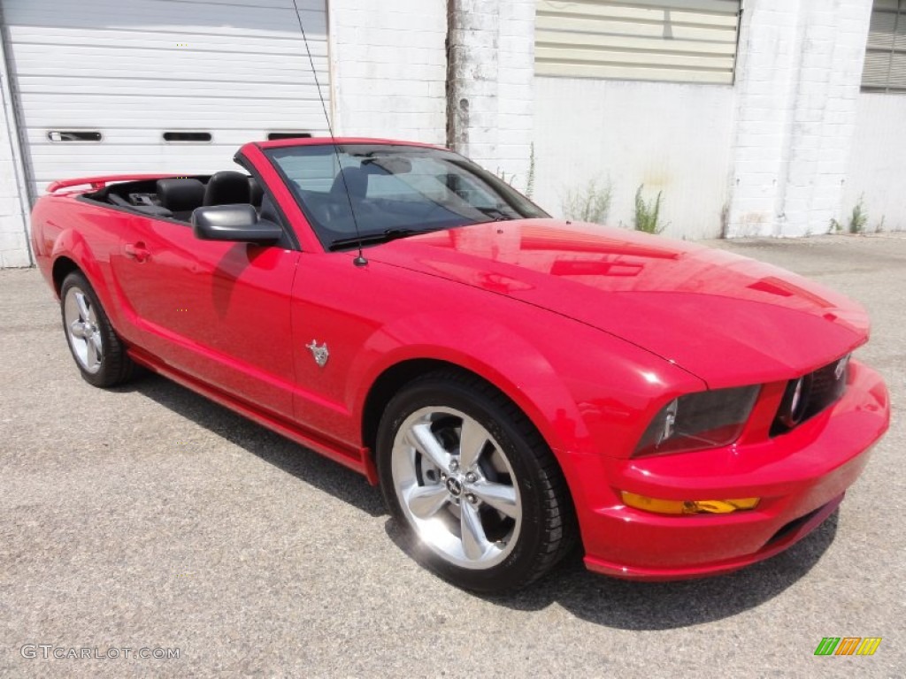 Torch Red 2009 Ford Mustang GT Premium Convertible Exterior Photo #67619346