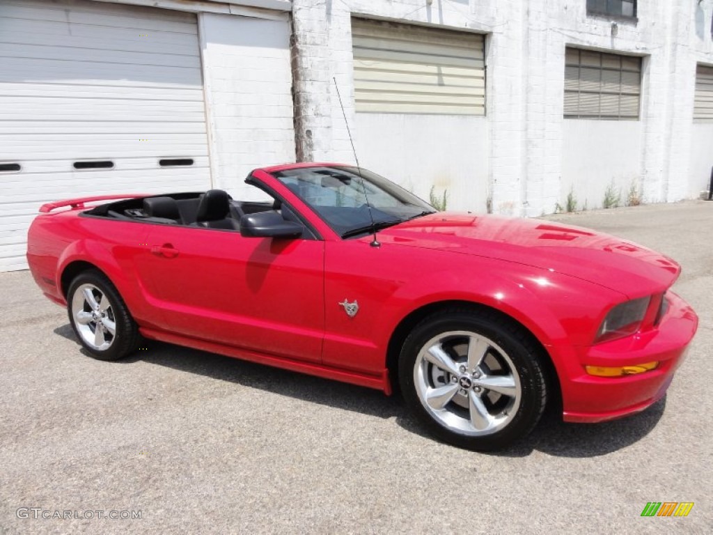 Torch Red 2009 Ford Mustang GT Premium Convertible Exterior Photo #67619361