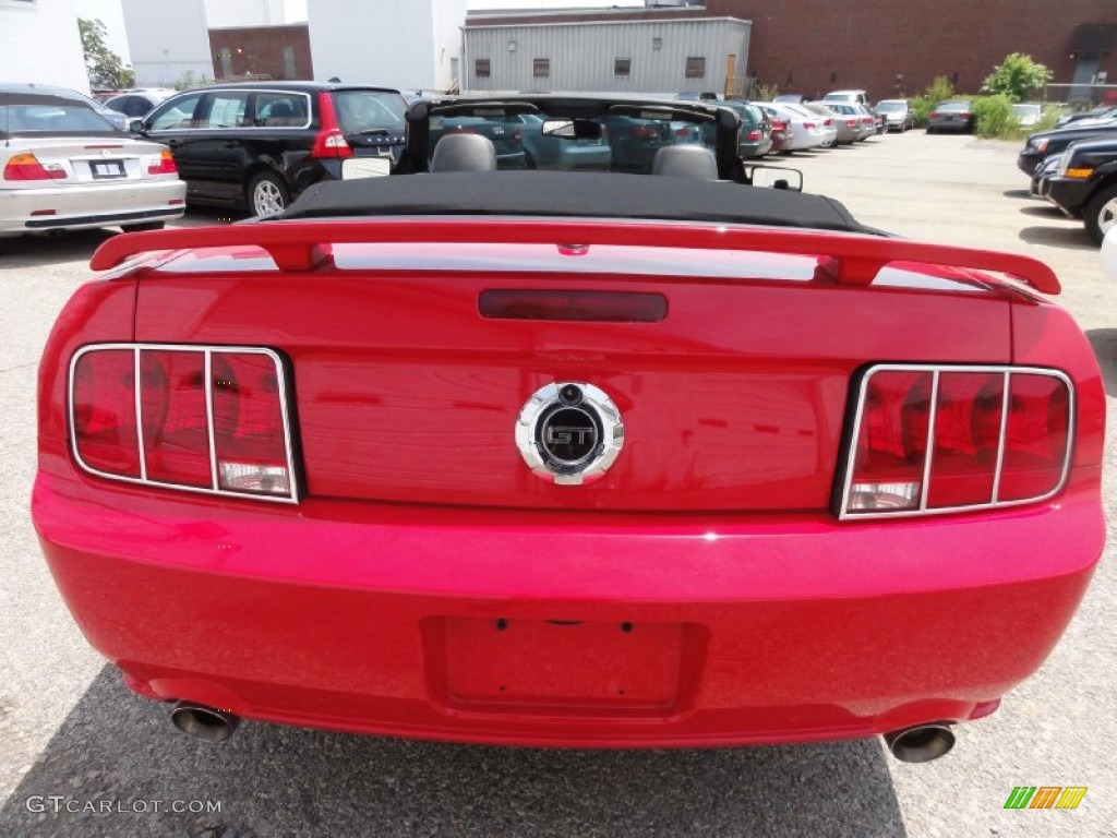 2009 Mustang GT Premium Convertible - Torch Red / Dark Charcoal photo #10