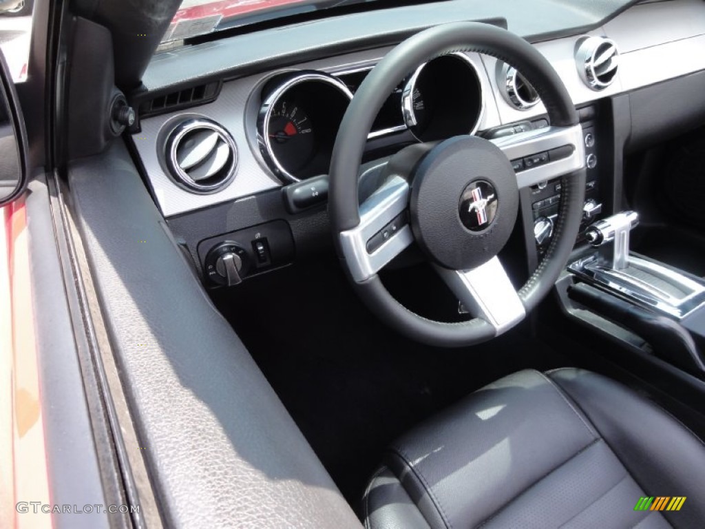2009 Mustang GT Premium Convertible - Torch Red / Dark Charcoal photo #13