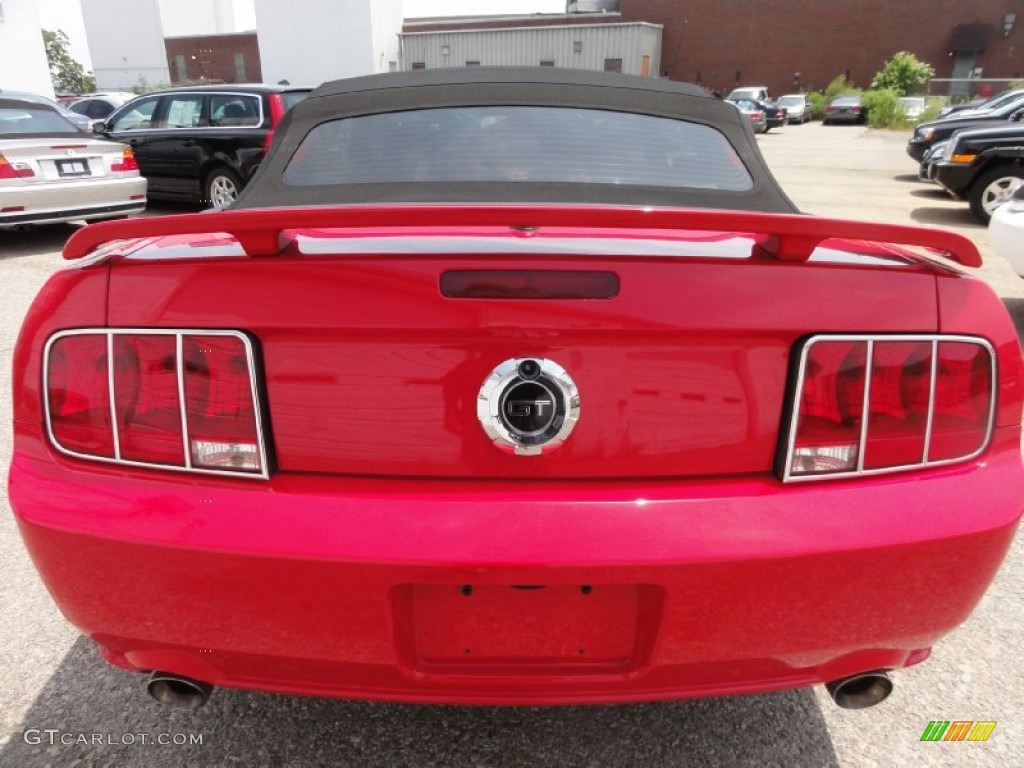2009 Mustang GT Premium Convertible - Torch Red / Dark Charcoal photo #47