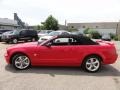 2009 Torch Red Ford Mustang GT Premium Convertible  photo #49