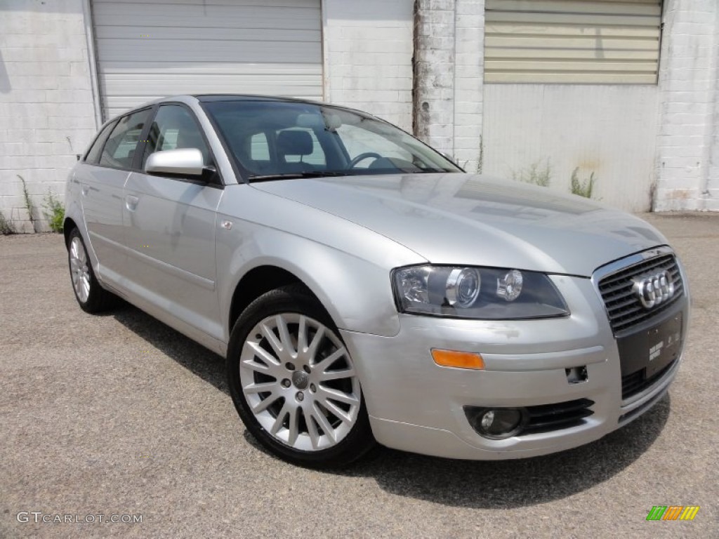 Light Silver Metallic 2007 Audi A3 2.0T Exterior Photo #67619781