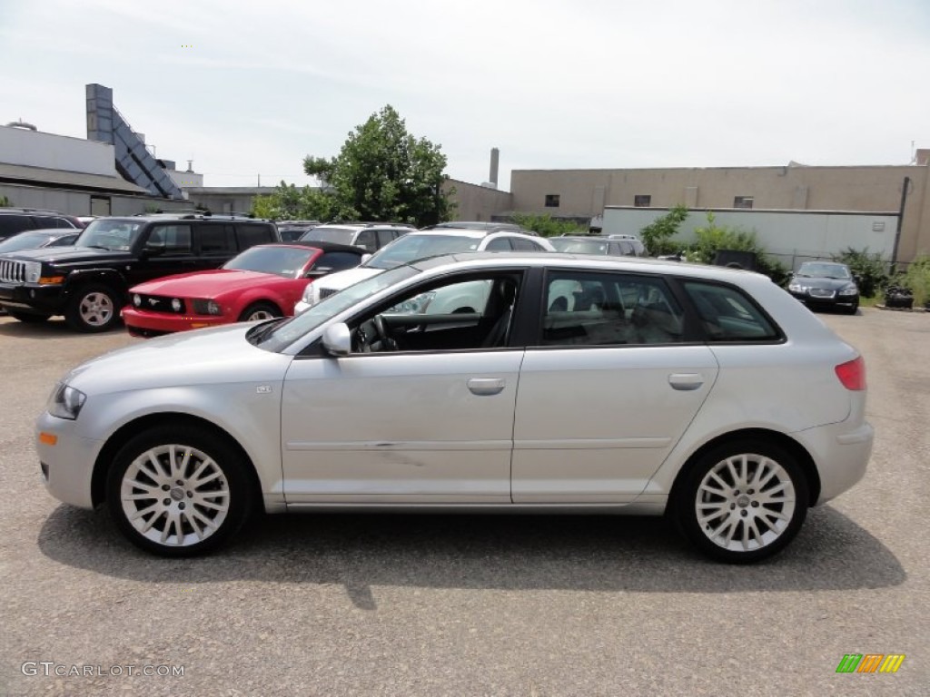 Light Silver Metallic 2007 Audi A3 2.0T Exterior Photo #67619892