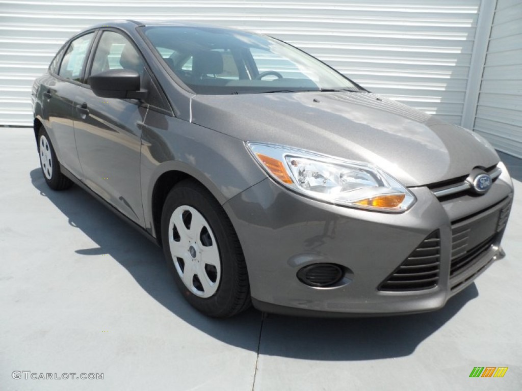 2012 Focus S Sedan - Sterling Grey Metallic / Charcoal Black photo #1