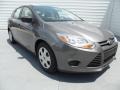 2012 Sterling Grey Metallic Ford Focus S Sedan  photo #1