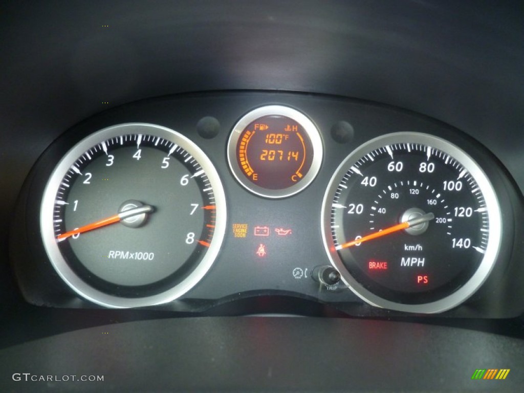 2010 Nissan Sentra SE-R Spec V Gauges Photos