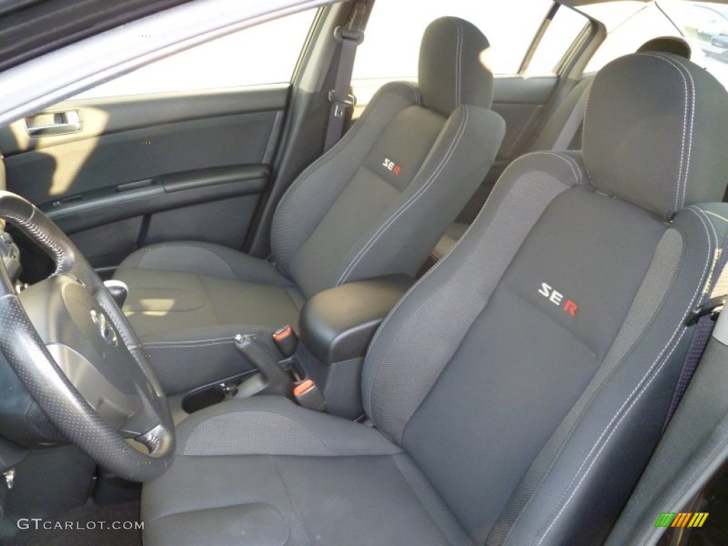 SE-R Charcoal Interior 2010 Nissan Sentra SE-R Spec V Photo #67620339