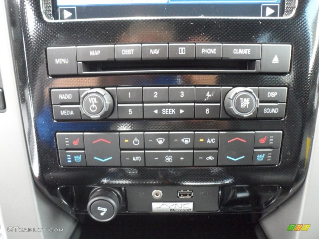 2012 Ford F150 FX4 SuperCrew 4x4 Controls Photo #67620442